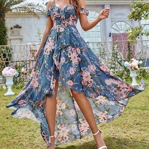Shein High-Low Flowy Dress